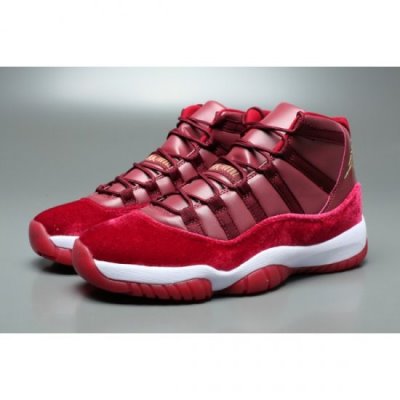 Nike Erkek Air Jordan 11 Velvet Bordo Basketbol Ayakkabısı Türkiye - EOF9HT9A